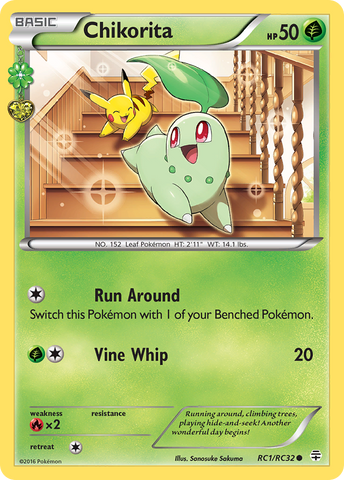 Chikorita (RC1/RC32) [XY: Generaciones] 