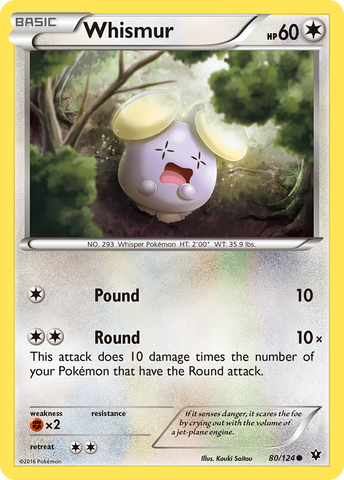 Whismur (80/124) [XY: Destinos en colisión] 