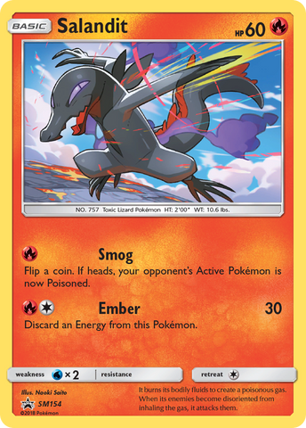 Salandit (SM154) [Sol y Luna: Promociones de Black Star] 