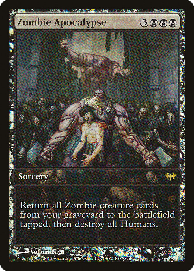Apocalipsis zombi (día del juego) [Promociones de Dark Ascension] 