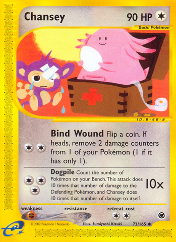 Chansey (72/165) [Expedición: Conjunto básico] 