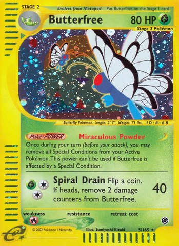 Butterfree (5/165) [Expedición: Conjunto básico] 