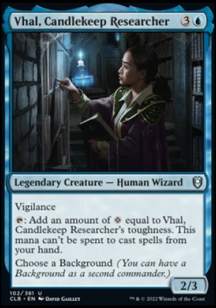 Vhal, Investigador de Candelero [Commander Legends: Batalla por Baldur's Gate] 