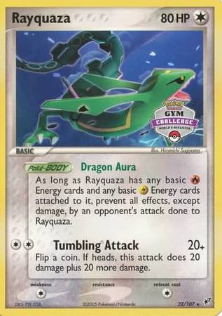 Rayquaza (22/107) (Promoción Gym Challenge) [EX: Deoxys] 