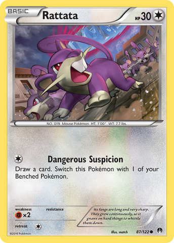Rattata (87/122) [XY: Punto de ruptura] 