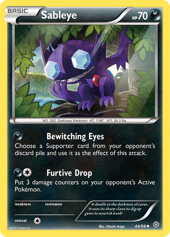 Sableye (44/98) [XY: Orígenes antiguos] 