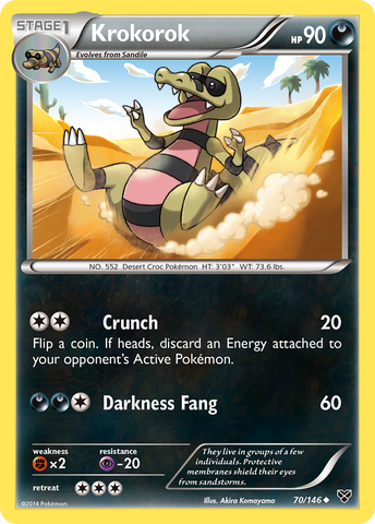 Krokorok (70/146) [XY: Conjunto básico] 