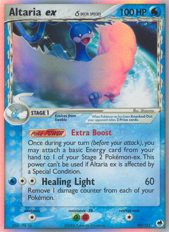 Altaria ex (90/101) (Especie Delta) [EX: Dragon Frontiers] 