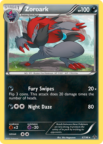 Zoroark (67/98) [Blanco y negro: poderes emergentes] 
