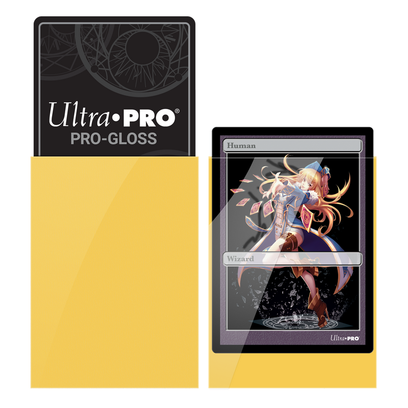 Ultra PRO: Small 60ct Sleeves - PRO-Gloss (Yellow)