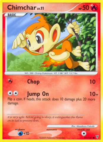 Chimchar (97/147) [Platino: Vencedores Supremos] 