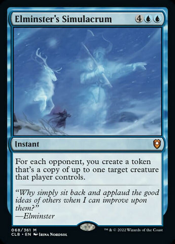 Simulacro de Elminster [Commander Legends: Batalla por Baldur's Gate] 