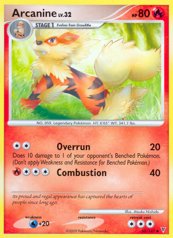 Arcanine (50/147) [Platino: Vencedores Supremos] 