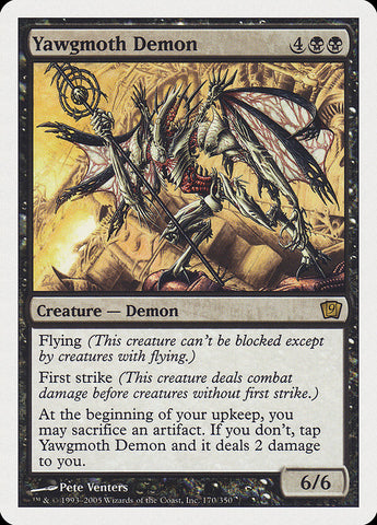 Demonio Yawgmoth [Novena edición] 