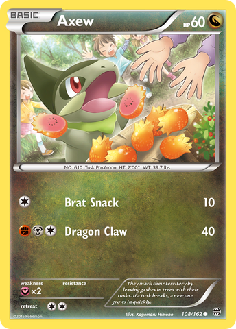 Axew (108/162) [XY: AVANCE] 