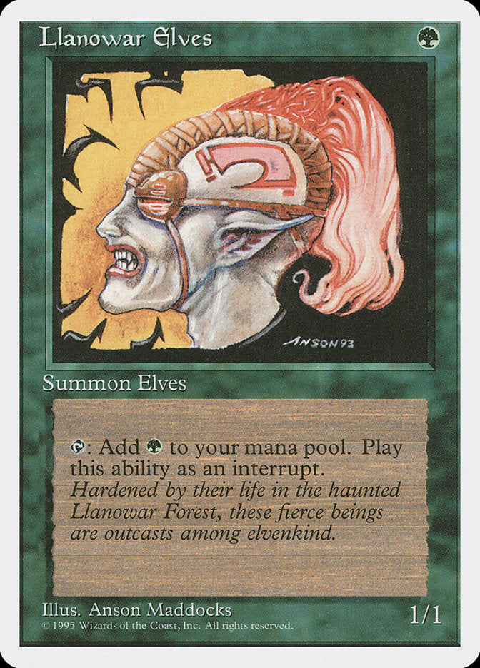 Elfos de Llanowar [Cuarta edición] 