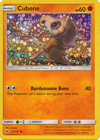 Cubone (57/131) (Promoción de General Mills) [Sol y Luna: Luz Prohibida] 