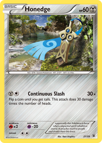 Honedge (21/39) [XY: Conjunto inicial de Kalos] 