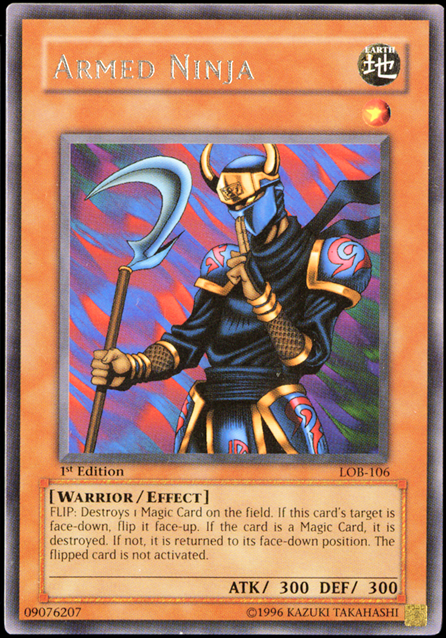 Ninja armado [LOB-106] Raro 