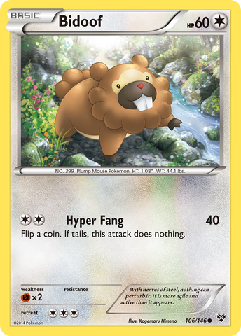 Bidoof (106/146) [XY: Conjunto básico] 