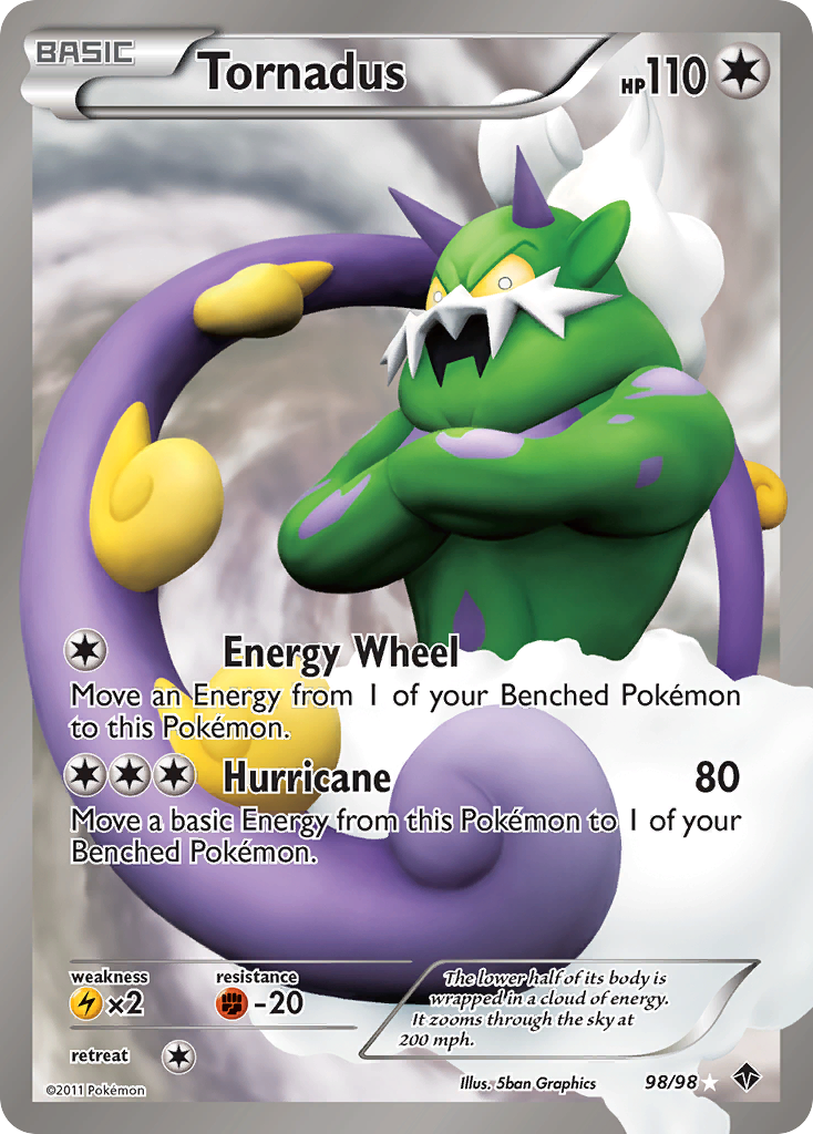 Tornadus (98/98) [Blanco y negro: poderes emergentes] 
