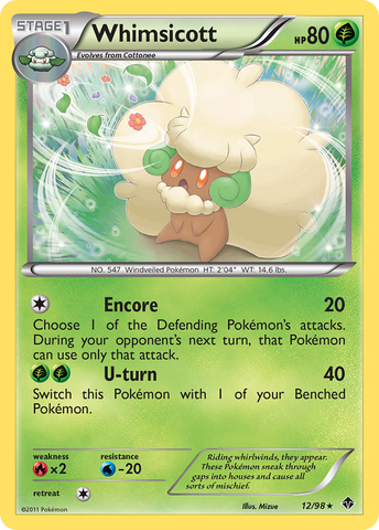 Whimsicott (12/98) [Blanco y negro: poderes emergentes] 
