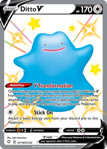 Ditto V (SV118/SV122) [Espada y escudo: Destinos brillantes] 