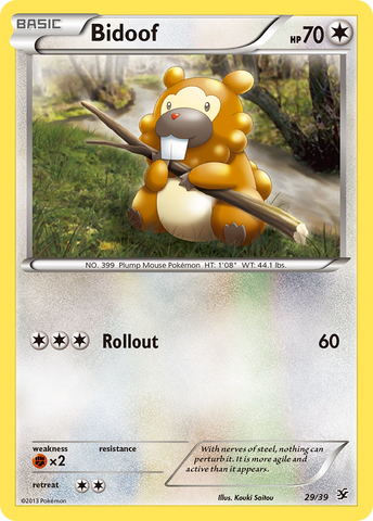 Bidoof (29/39) [XY: Conjunto inicial de Kalos] 