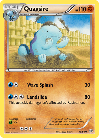 Quagsire (39/98) [XY: Orígenes antiguos] 