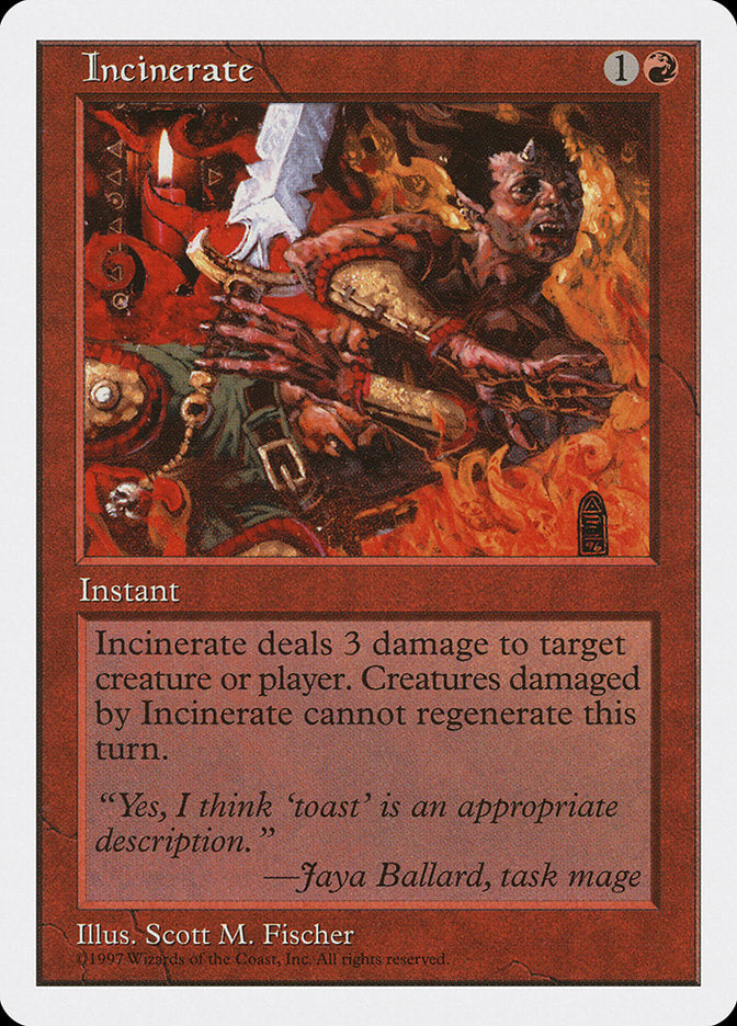 Incinerar [Quinta Edición] 