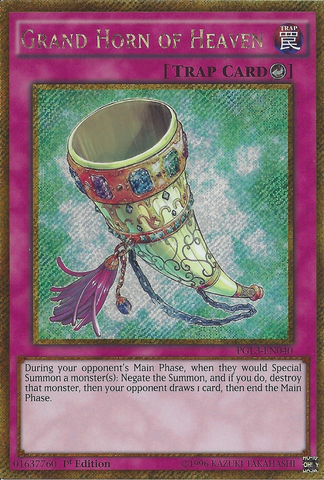 Gran Cuerno del Cielo [PGL3-EN040] Oro Secreto Raro 