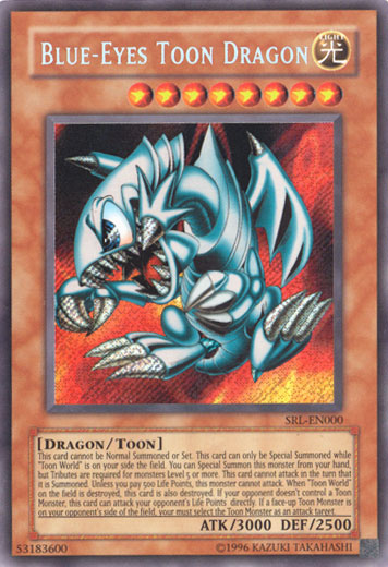 Dragón Toon de Ojos Azules [SRL-EN000] Secreto Raro 