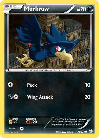 Murkrow (72/124) [Blanco y negro: Dragones exaltados] 