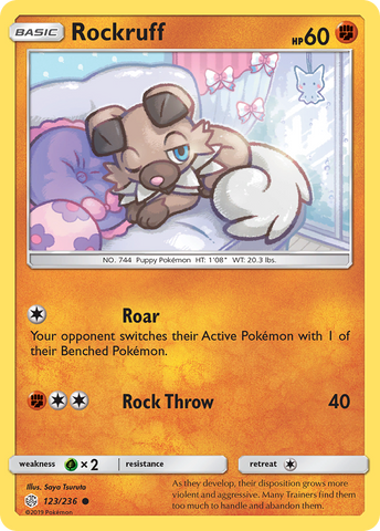 Rockruff (123/236) [Sol y Luna: Eclipse cósmico] 