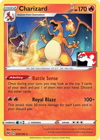 Charizard (025/185) [Paquete de premios Serie uno] 