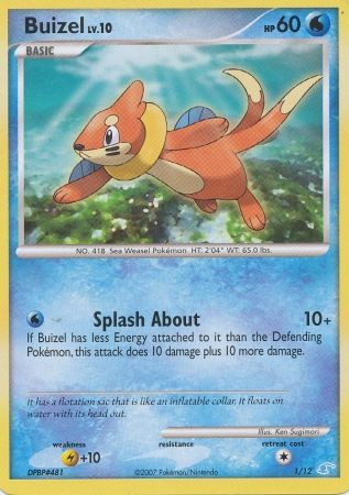 Buizel (1/12) [Diamond &amp; Pearl: Kit de entrenador - Manaphy] 