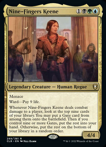 Keene de nueve dedos [Commander Legends: Batalla por Baldur's Gate] 