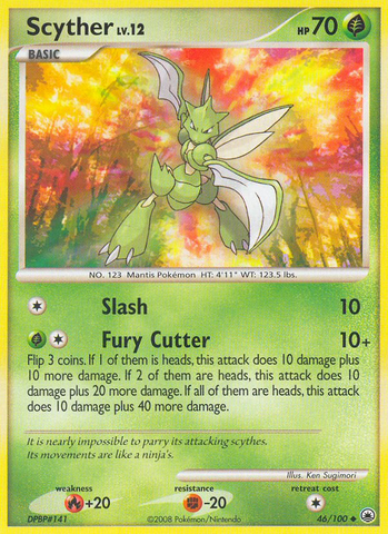 Scyther (46/100) [Diamante y Perla: Amanecer majestuoso] 