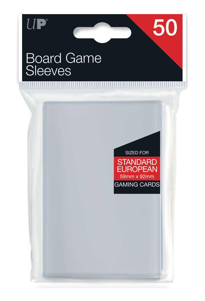 Ultra PRO: Board Game 50ct Sleeves (Standard European / 59mm X 92mm)