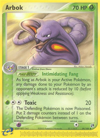 Arbok (29/100) [EX: Tormenta de arena] 