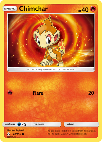 Chimchar (20/156) [Sol y Luna: Ultra Prisma] 