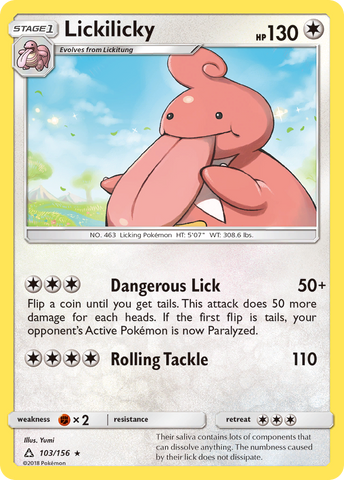 Lickilicky (103/156) [Sol y Luna: Ultra Prisma] 