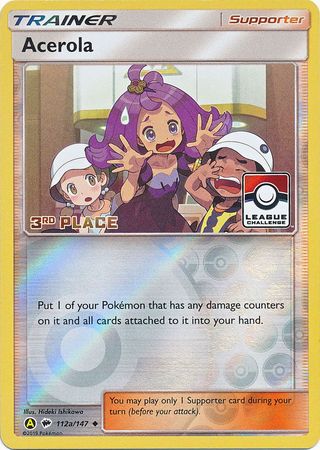 Acerola (112a/147) (Tercer lugar en promoción de liga) [Sol y luna: Sombras ardientes] 