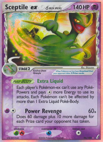 Sceptile ex (96/100) (Especie Delta) [EX: Guardianes de Cristal] 