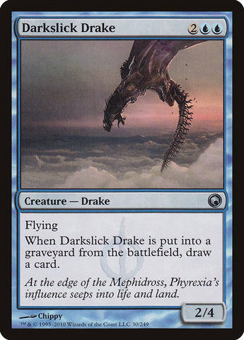 Darkslick Drake [Cicatrices de Mirrodin] 