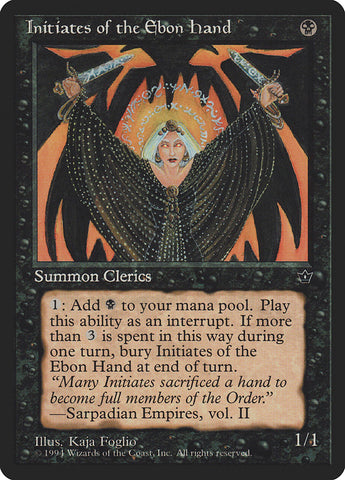 Iniciados de la Mano de Ébano (Kaja Foglio) [Fallen Empires] 
