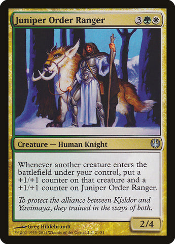 Juniper Order Ranger [Mazos de duelo: Caballeros contra dragones] 
