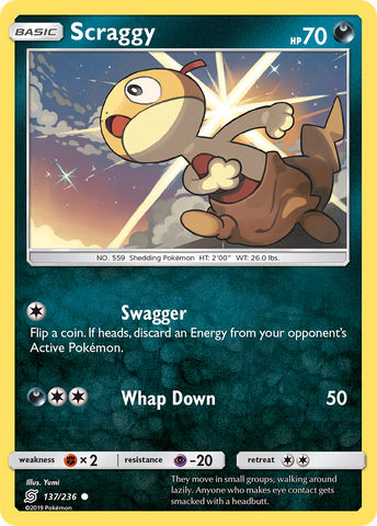 Scraggy (137/236) [Sol y Luna: Mentes unificadas] 