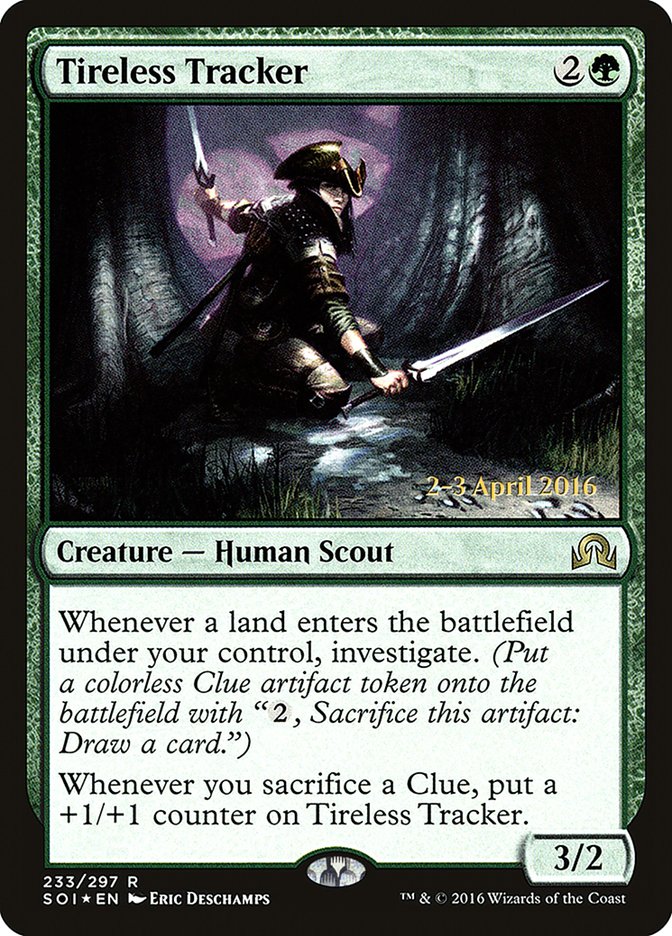 Tireless Tracker [Promociones de presentación de Shadows over Innistrad] 