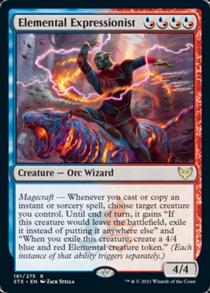 Expresionista elemental [Strixhaven: Escuela de magos] 